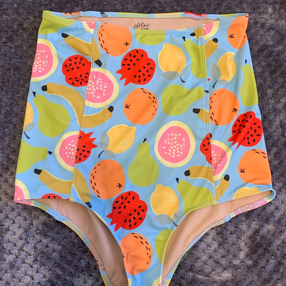 Kortni Jeane Fruit Salad Extended High Waisted